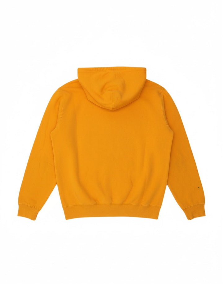 CHAMPION Mens Hoodie Jumper Small Yellow Cotton