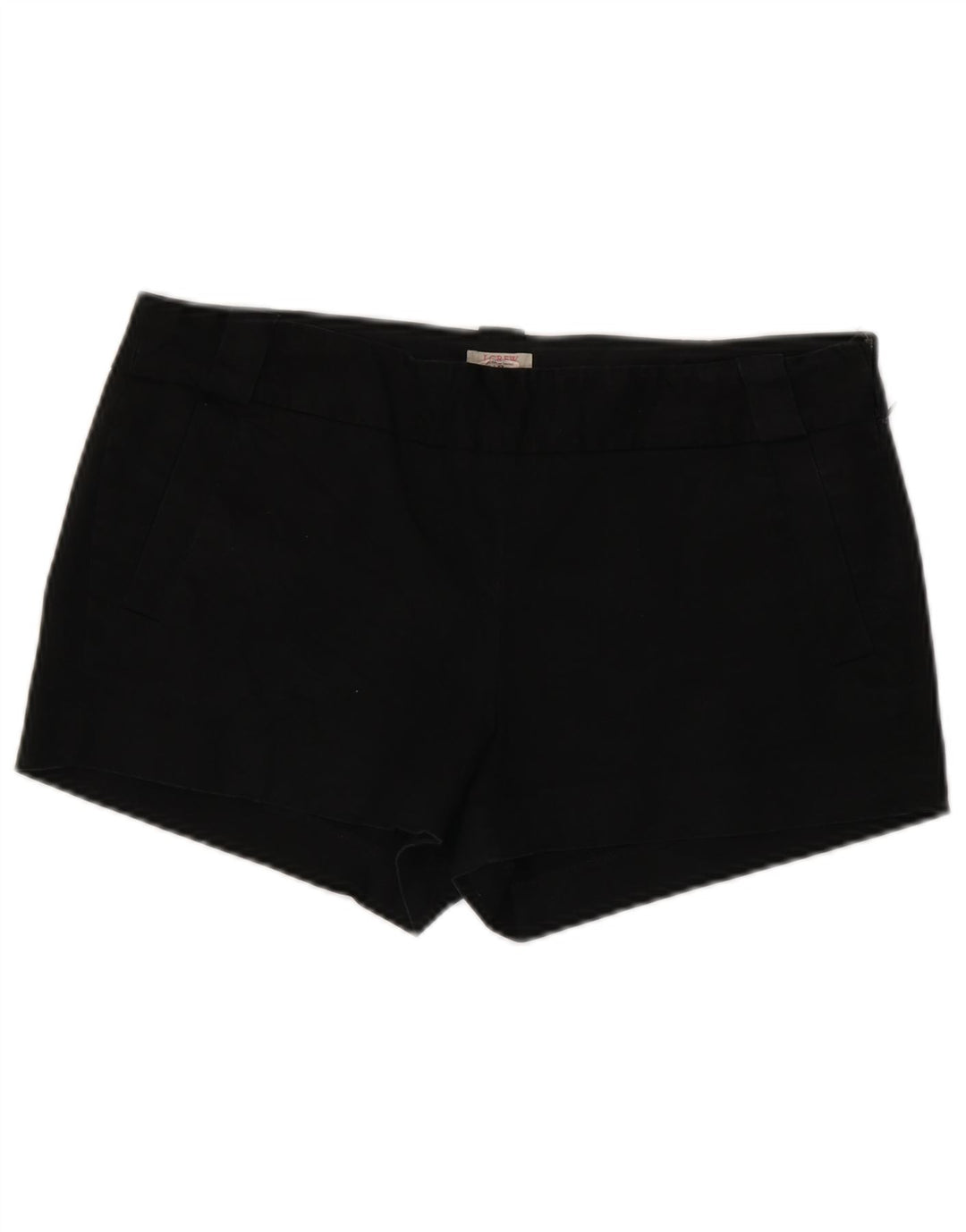J. CREW Chino Shorts til kvinder US 10 Large W34 Black Bomuld