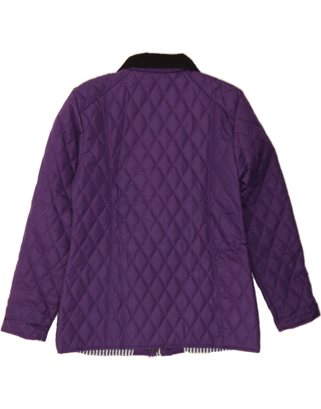 URBAN DIVA Womens Quilted Jacket UK 16 Large Purple Polyester Vintage Urban Diva and Second-Hand Urban Diva from Messina Hembry 