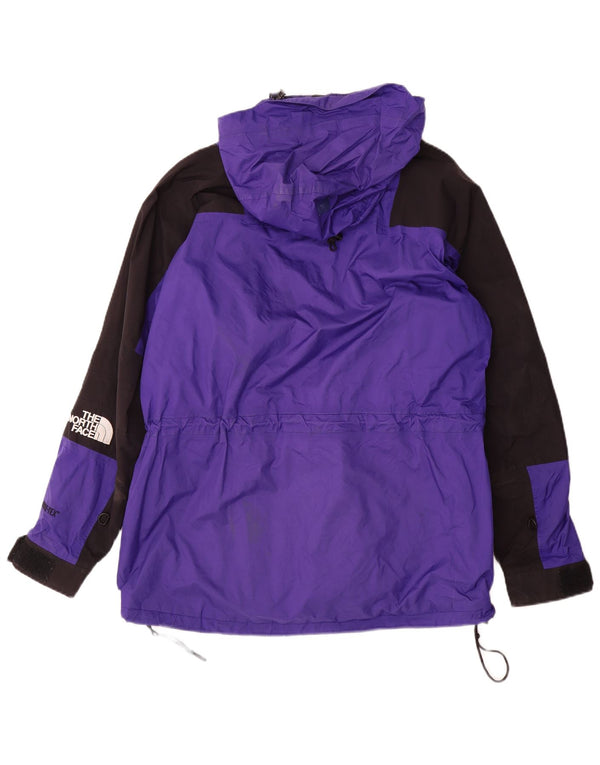 The North Face Regnjakke med hætte til kvinder UK 14 Medium Lilla Colourblock