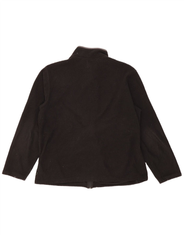 Marks & Spencer Herre Fleecejakke UK 40 Stor Sort Polyester