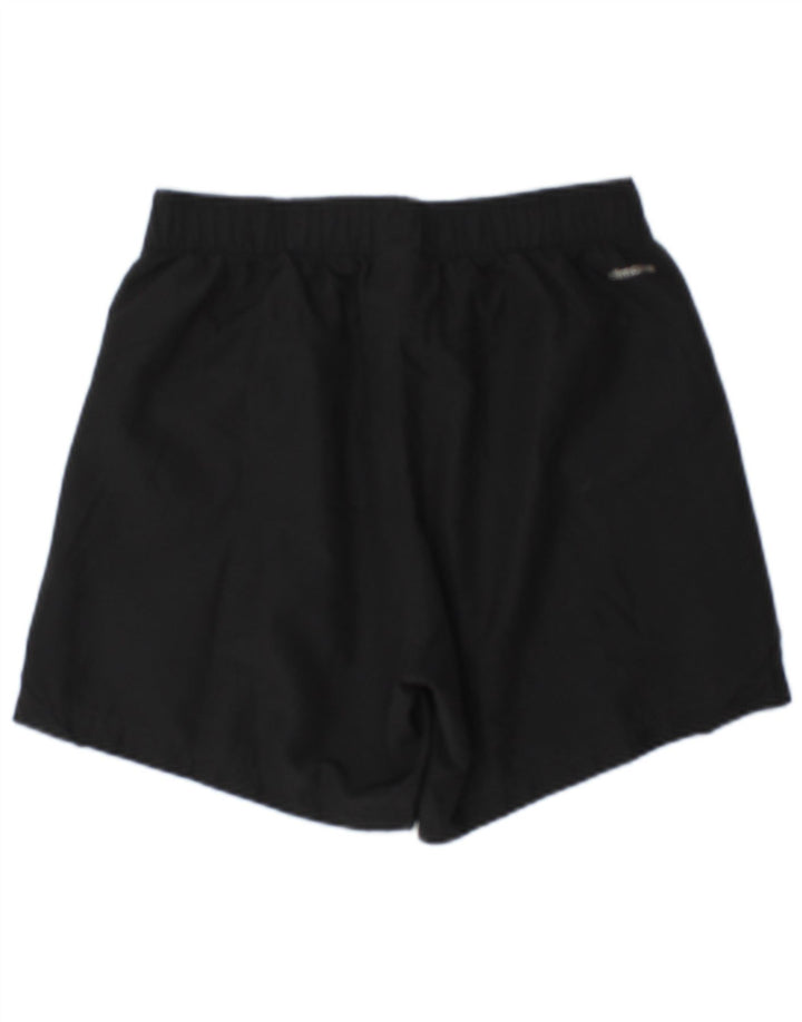 Adidas Womens Climalite Sports Shorts UK 10 Small Black Polyester