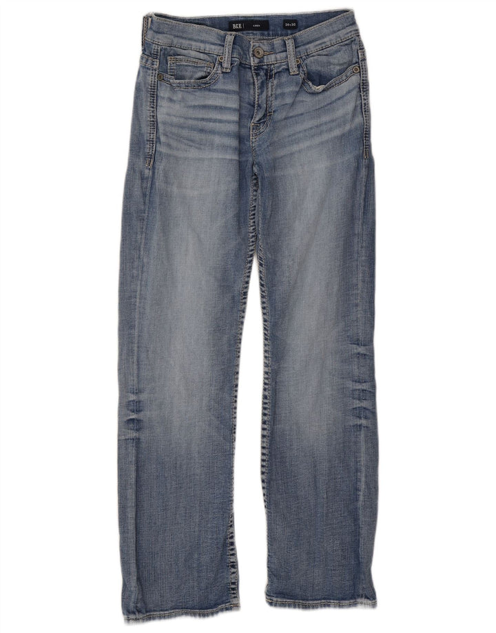 BKE Dame Aiden Straight Jeans W28 L30 Blå Bomuld