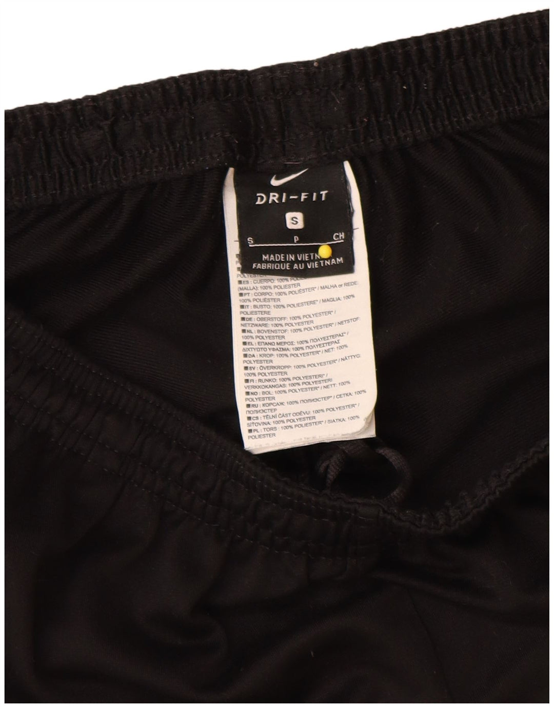 Nike Herre Dri Fit træningsdragt Bukser Small Black Colourblock Polyester