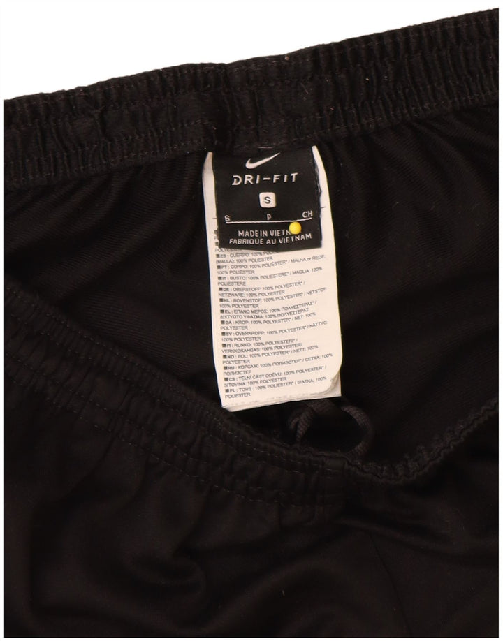 Nike Herre Dri Fit træningsdragt Bukser Small Black Colourblock Polyester