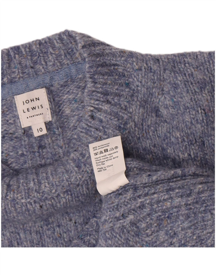 John Lewis Dame sweater med rund hals DK 10 Små blå flækkede