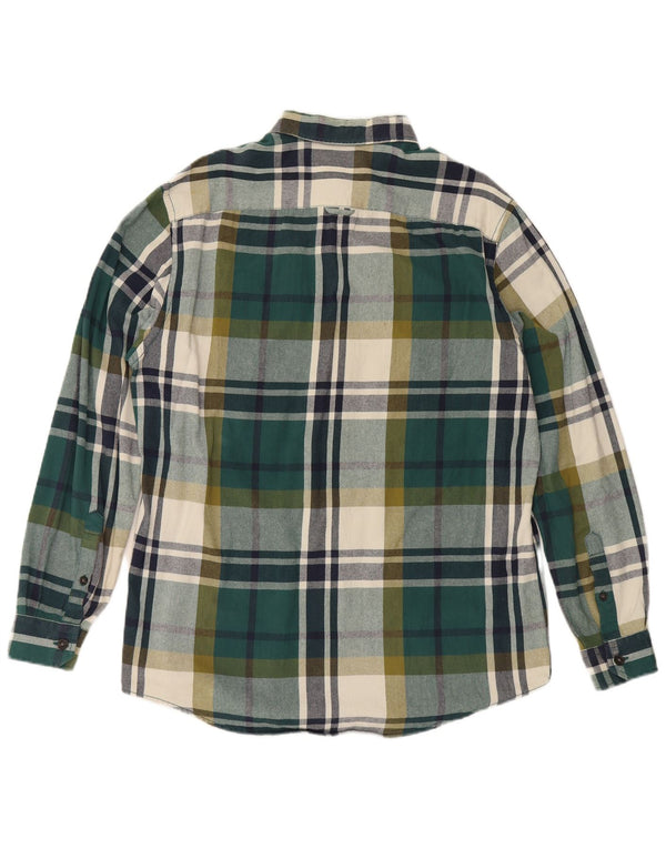 Jim Spencer herreskjorte str. 43/44 XL Grøn plaid bomuld