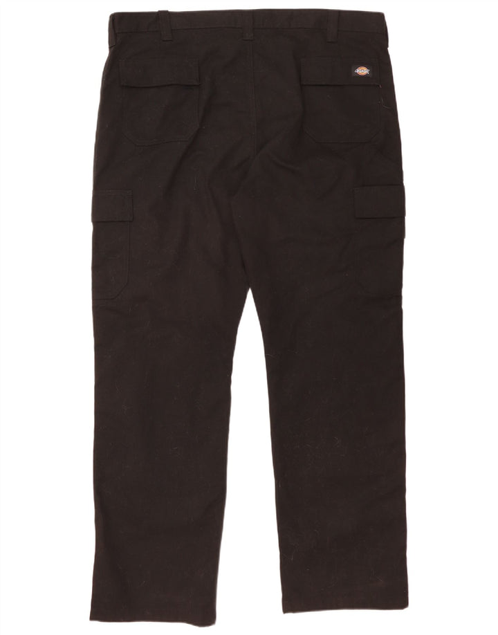 Dickies Herre Straight Cargo Bukser W40 L32 Sort Polyester