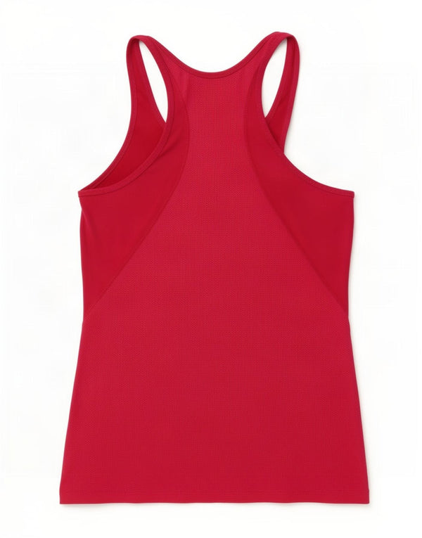 Nike Dame Dri Fit Slim Grafisk Vest Top UK 10 Lille Pink Polyester