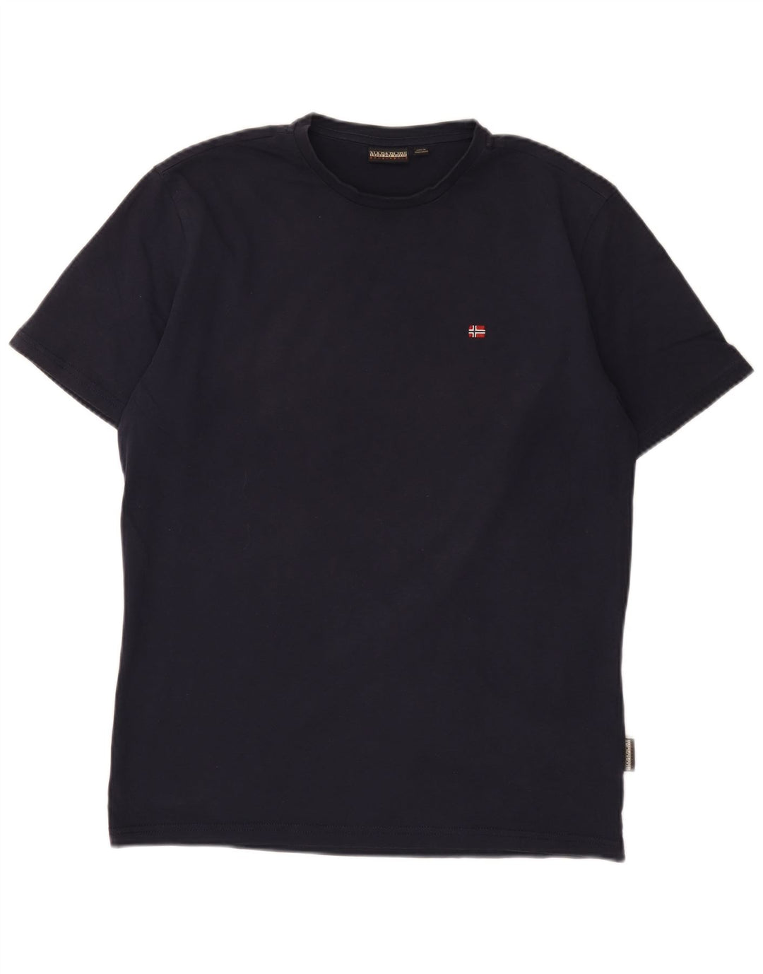 Napapijri Herre Geographic T-Shirt Top Medium Navyblå Bomuld