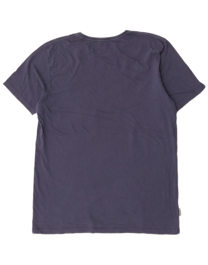 Animal Herre grafisk T-shirt Top Stor marineblå bomuld