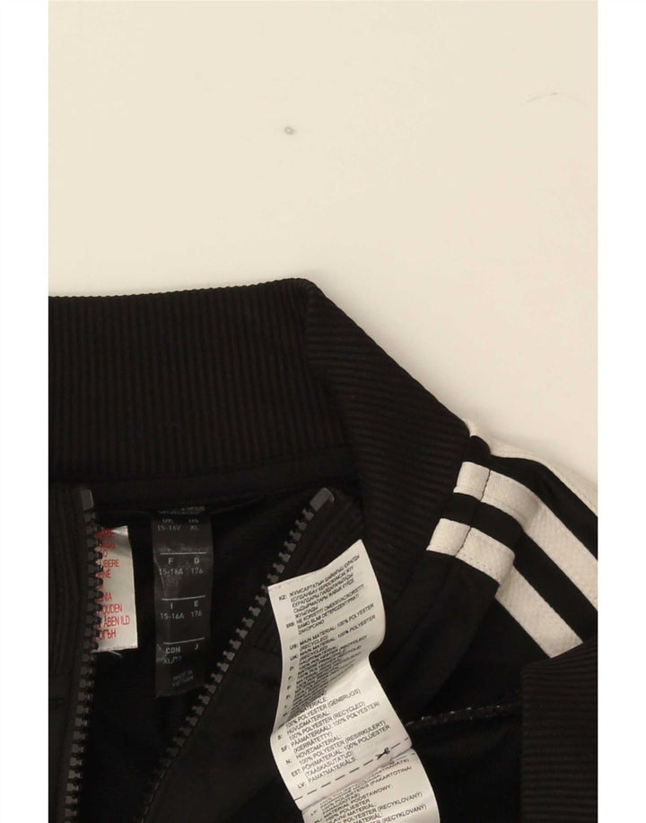 Adidas Træningsdragt Topjakke til drenge 15-16 år Sort Colourblock Polyester