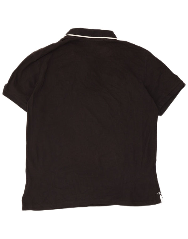 North Sails Herre poloshirt XL sortstribet bomuld