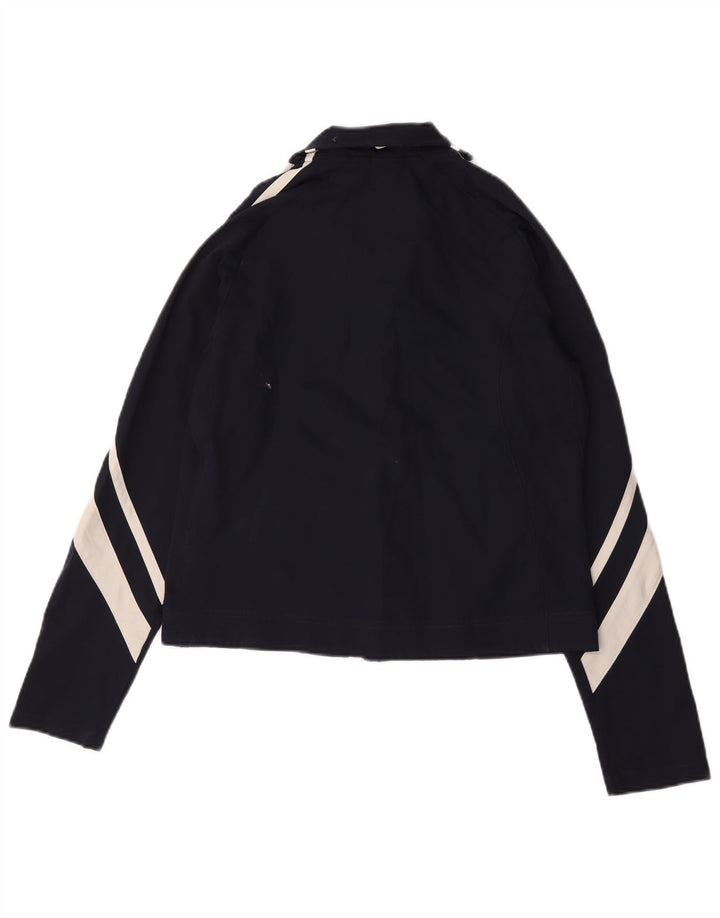 Nike træningsdragt topjakke til kvinder US 8/10 Medium Navy Blue Colourblock