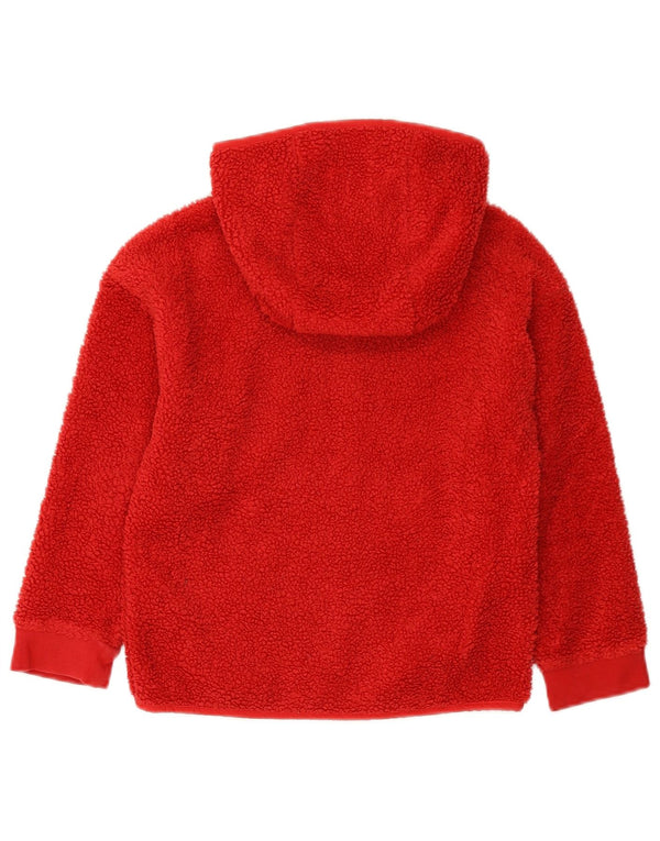 Nike Girls Fleece-hættetrøje med lynlås 7-8 år XS Rød Polyester