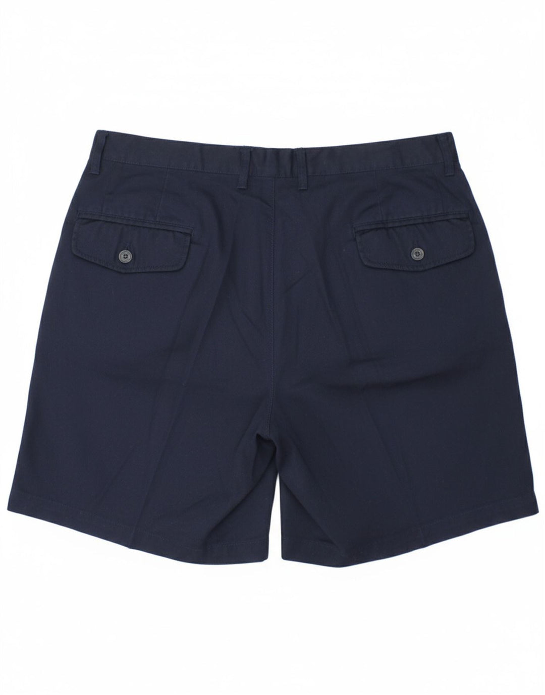 VINTAGE Mens Chino Shorts IT 52 XL W34 Navy Blue Polyester