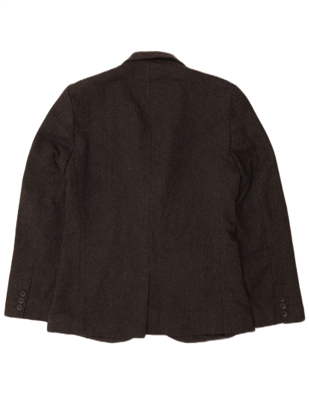 French Connection Herre 3 Button Blazer Jacket UK 40 Large Grå Polyester