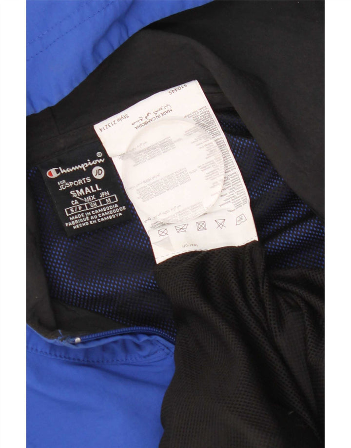 Champion Dame grafisk træningsdragt Topjakke UK 10 Small Blue Colourblock