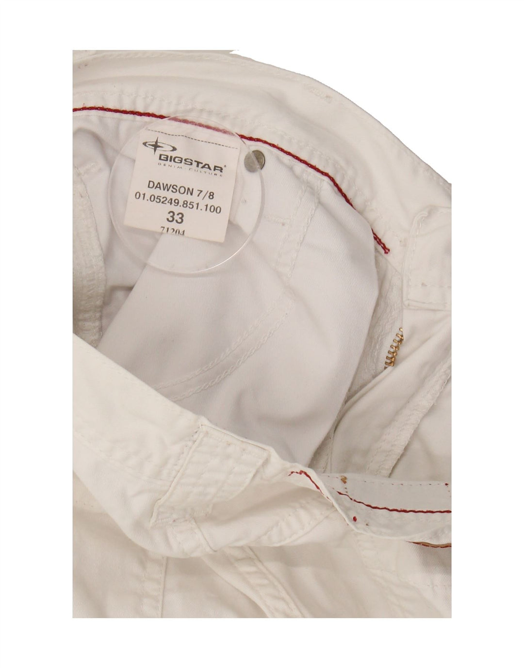 BIG STAR Mens Dawson Bermuda Shorts W33 Medium White Cotton Vintage Big Star and Second-Hand Big Star from Messina Hembry 