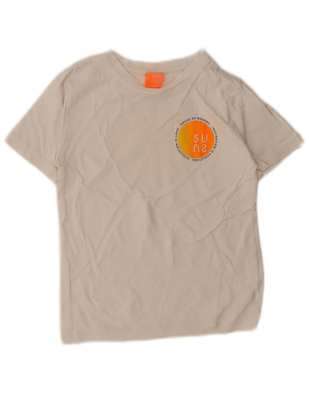 Oakley Boys Grafisk T-Shirt Top 7-8 År Stor Hvid Bomuld