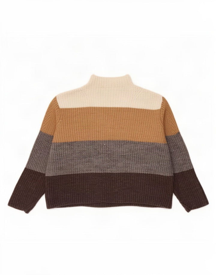 Marks & Spencer Dame Turtle Neck Jumper Sweater UK 16 Large Multicolor