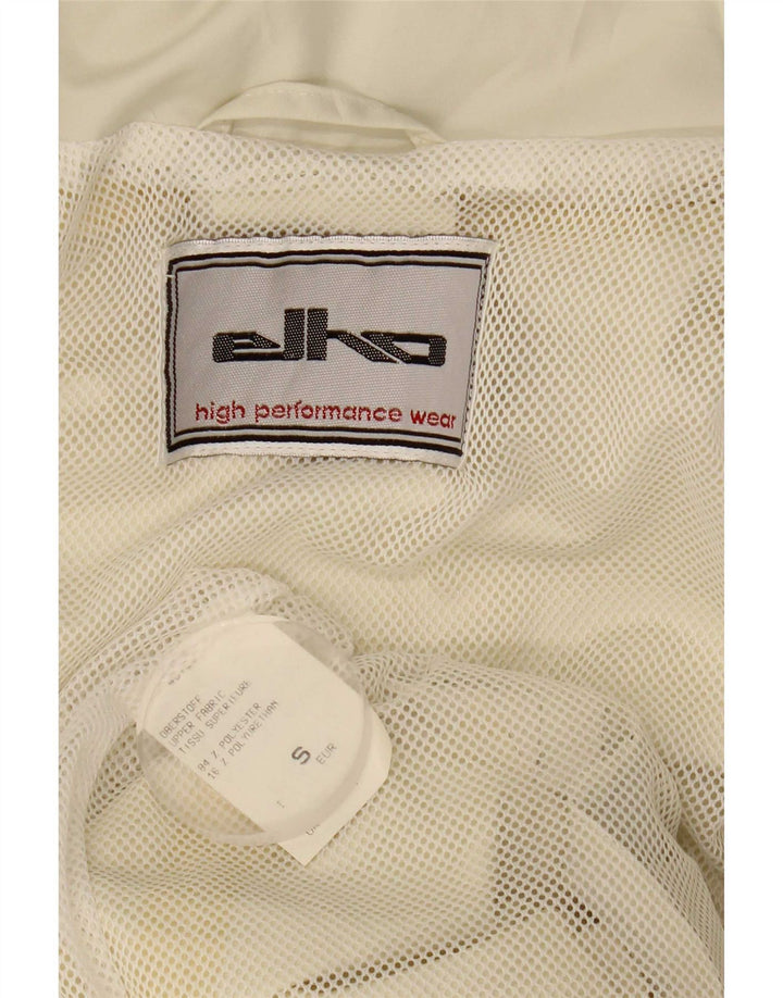 Elho Herre Hætte Loose Fit regnjakke UK 36 Small White Polyester