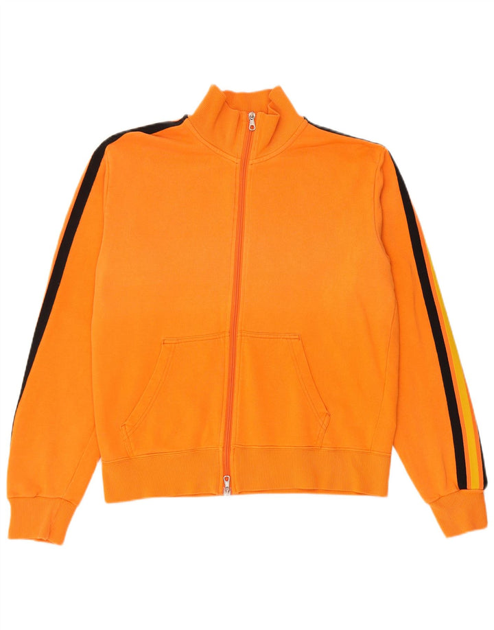 Lee Grafisk træningsdragt topjakke til kvinder UK 14 Medium Orange Colourblock