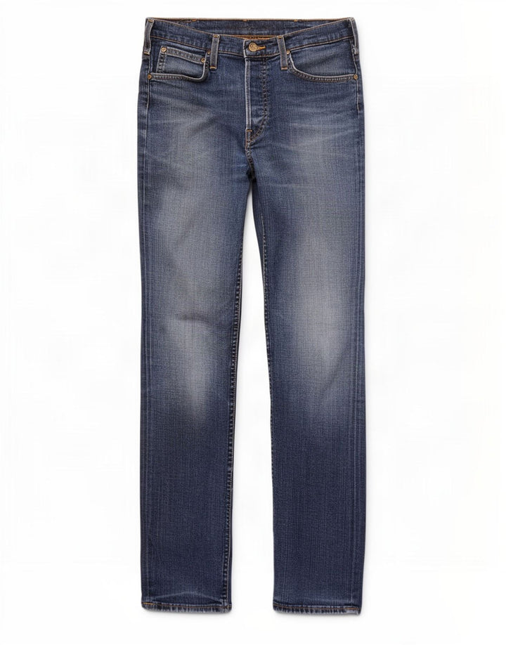 Lee Dame Jegger Slim Jeans W31 L34 Blå Bomuld