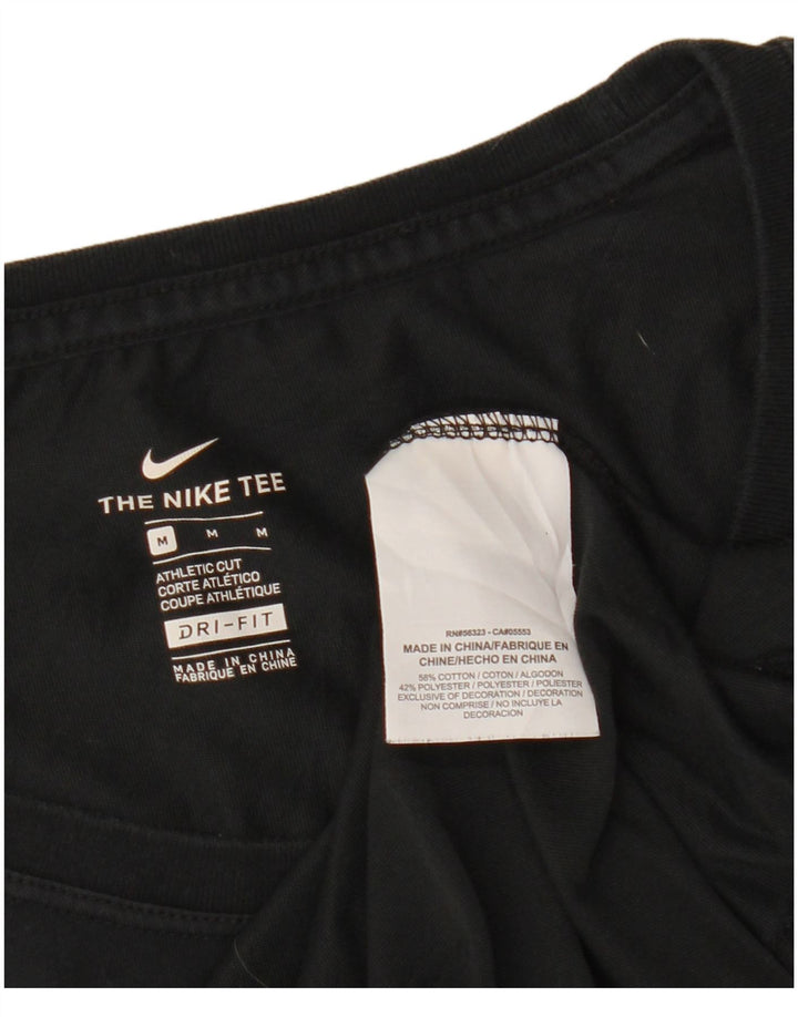 NIKE Womens Colorado Spirit Graphic T-Shirt Top UK 12 Medium Black Bomuld