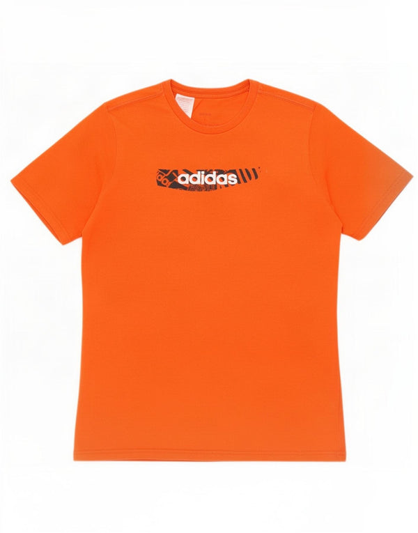 Adidas drenge grafisk t-shirt top 13-14 år stor orange
