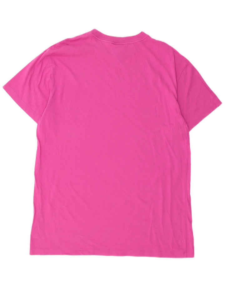 NIKE Herre T-shirt Top Stor Pink Bomuld