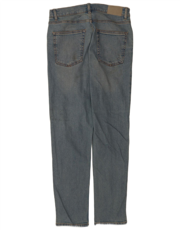 Zara Herre Slim Jeans EU 40 Medium W31 L31 Blå Bomuld