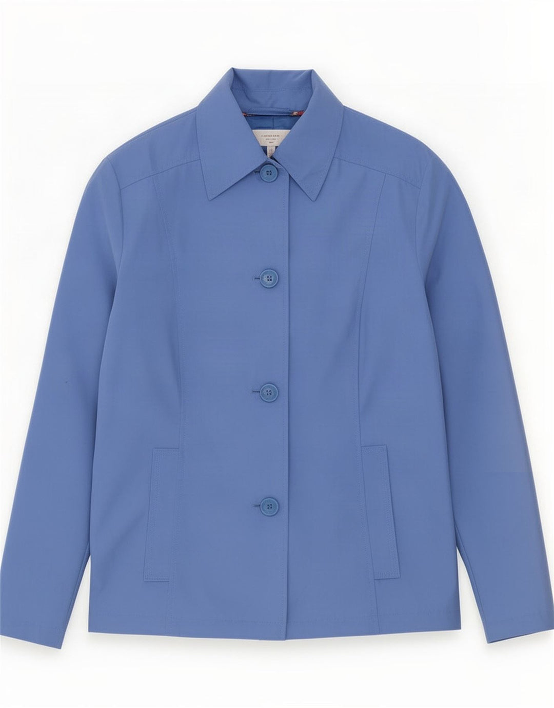Marks & Spencer Womens Bomber Jacket UK 14 Large Blue Polyester