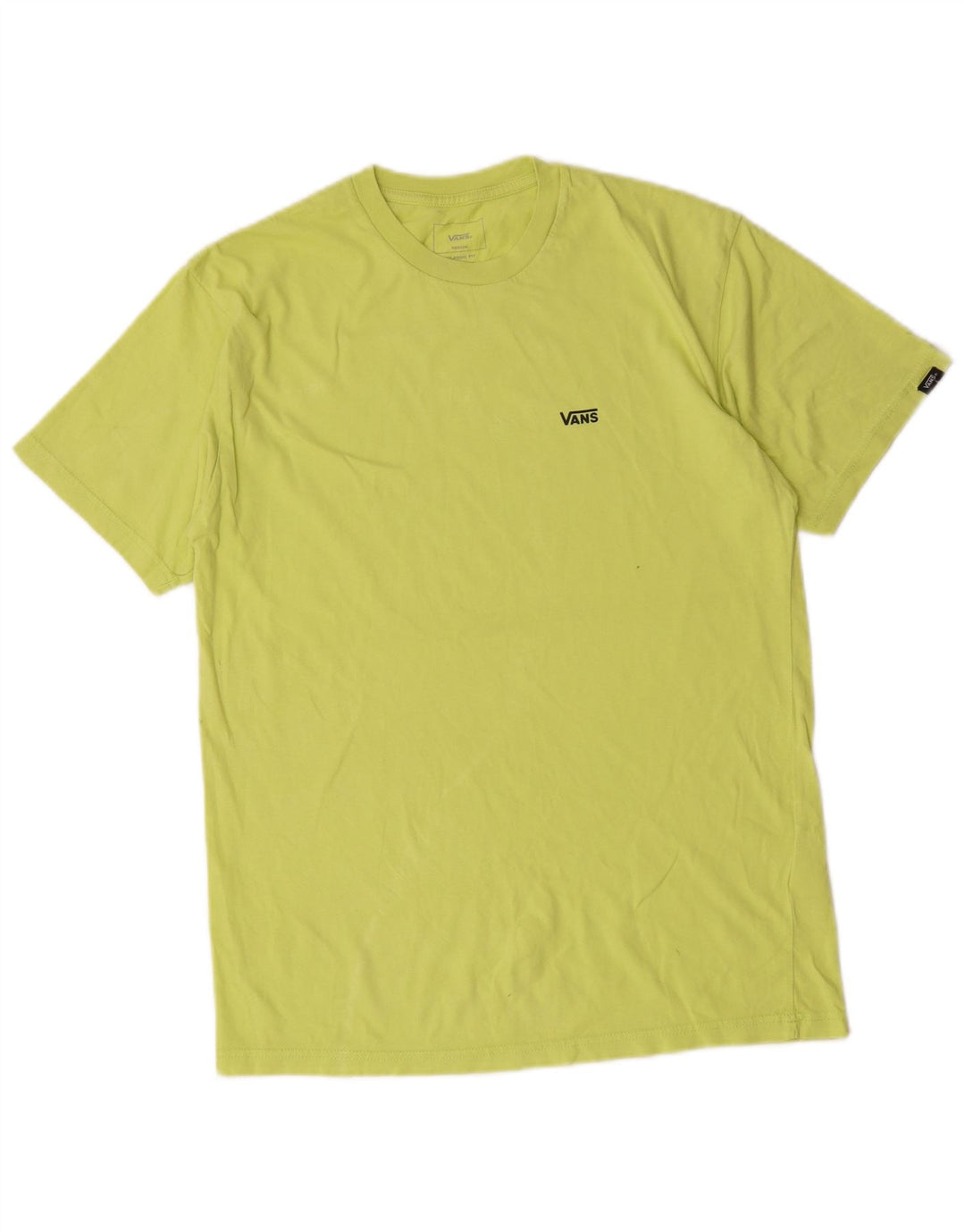 Vans Herre Classic Fit T-Shirt Top Medium Grøn Bomuld