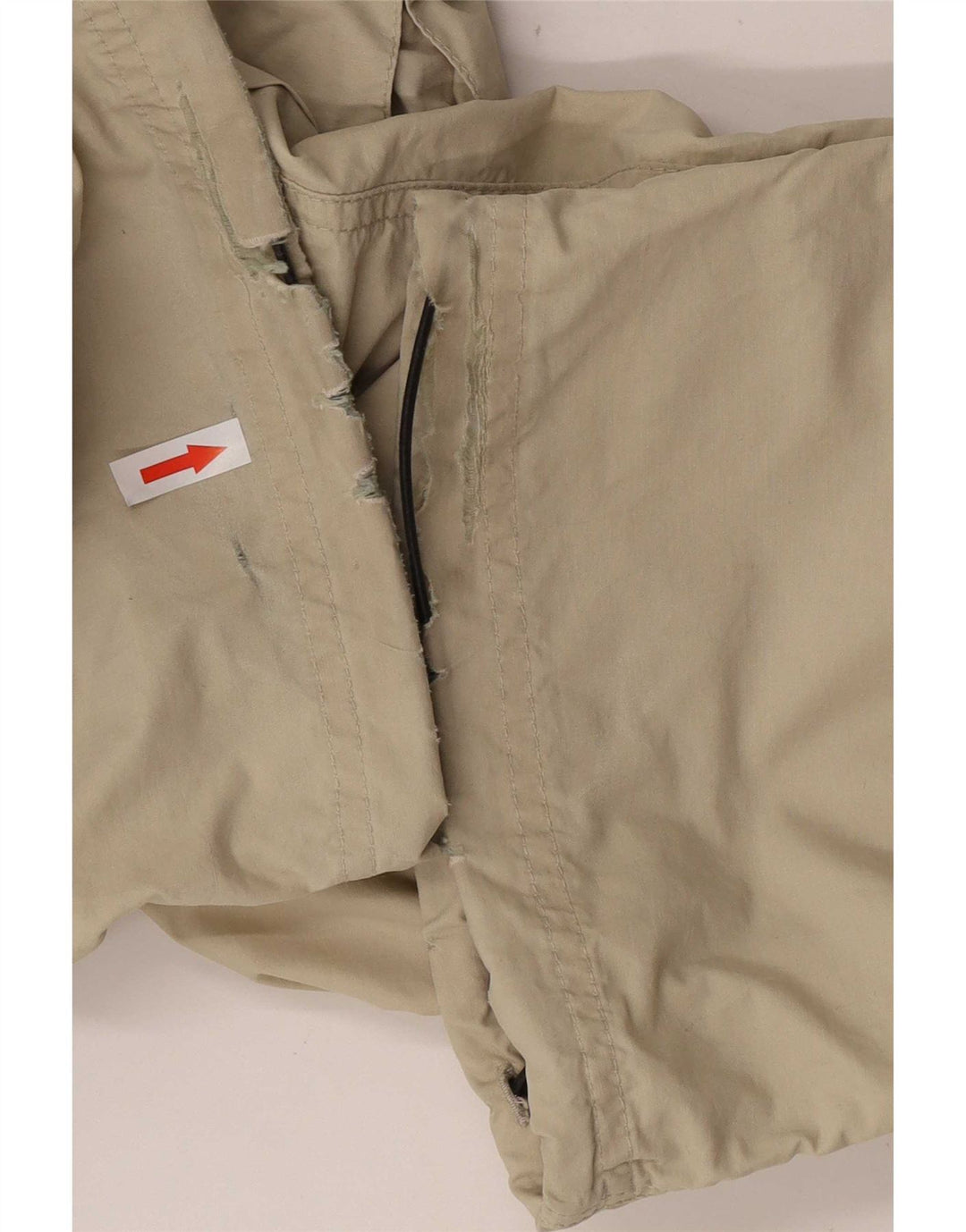 Marks & Spencer Herre Straight Cargo Bukser W36 L31 Beige Bomuld