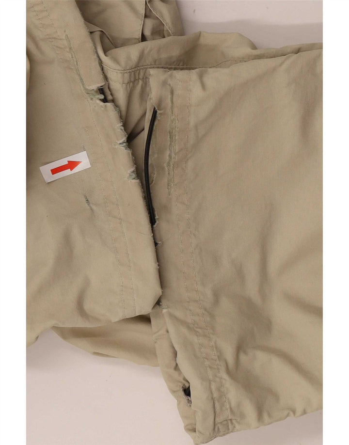 Marks & Spencer Herre Straight Cargo Bukser W36 L31 Beige Bomuld