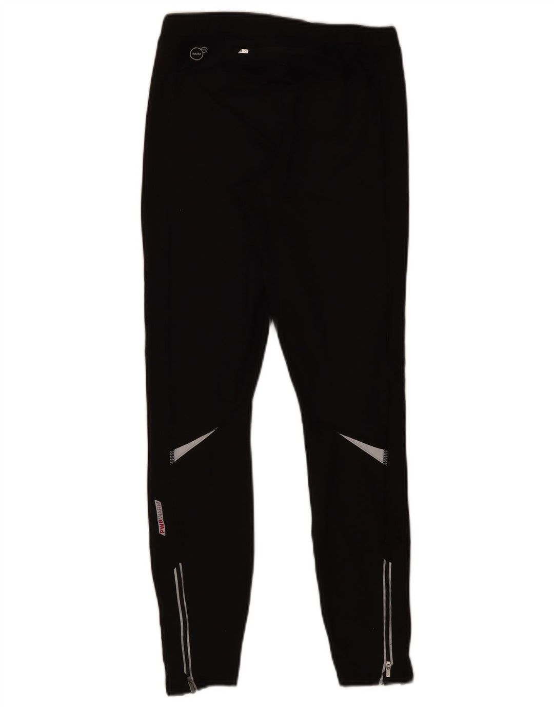 PUMA Dame Leggings UK 12 Medium Sort Colourblock Polyester