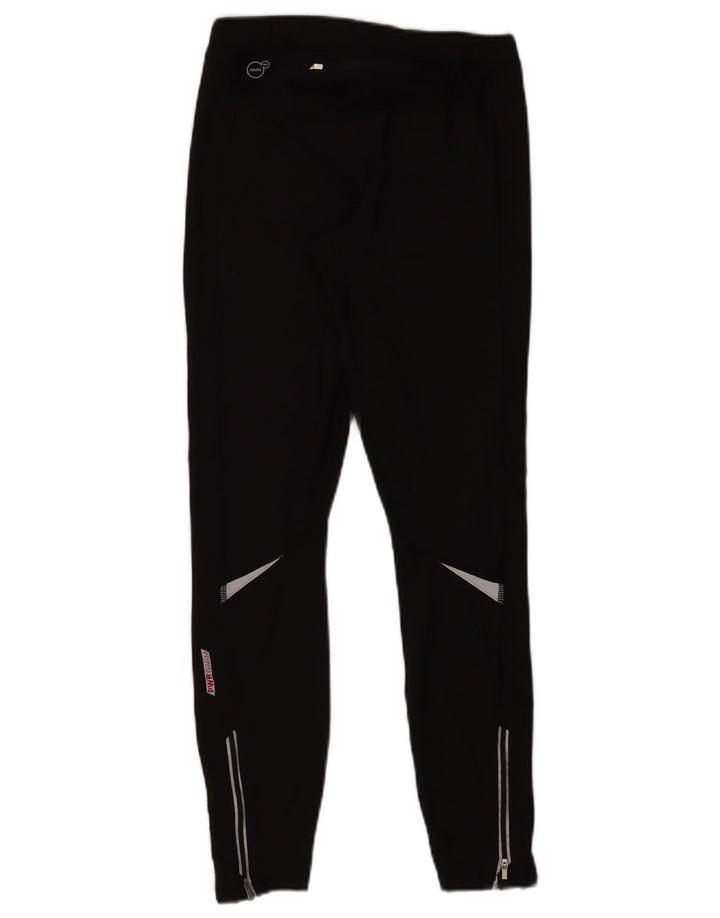 PUMA Dame Leggings UK 12 Medium Sort Colourblock Polyester