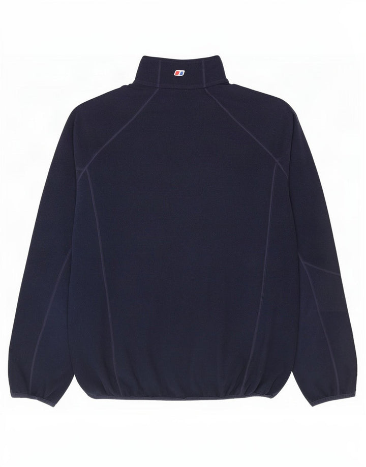 Berghaus Herre lynlås hals Fleece Jumper Stor marineblå polyester