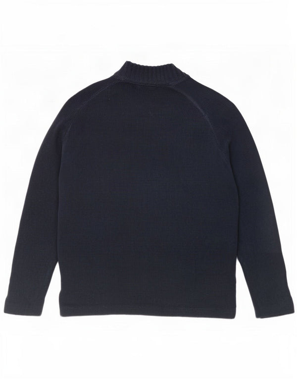 Massimo Dutti Herre Cardigan Sweater Large Navy Blue