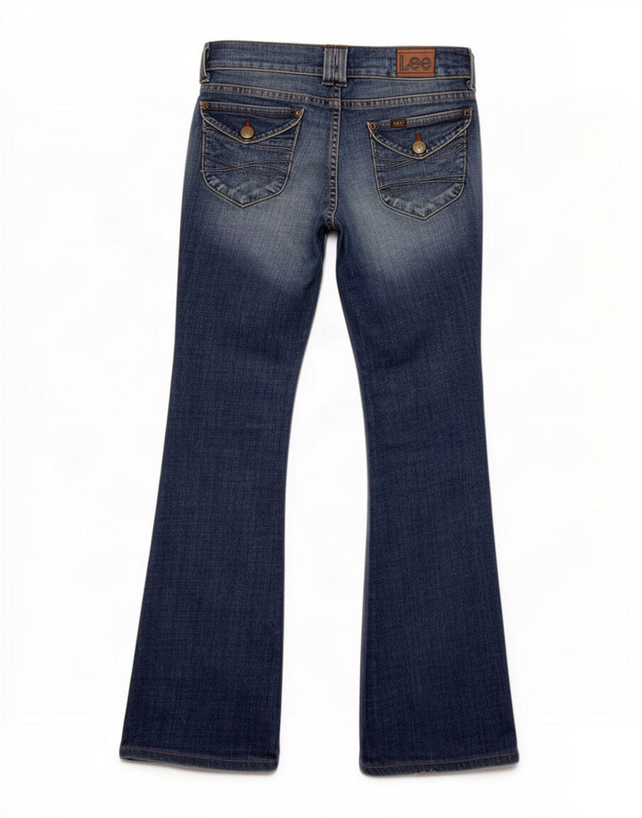 Lee Dame Leola Bootcut Jeans W27 L35 Blå Bomuld