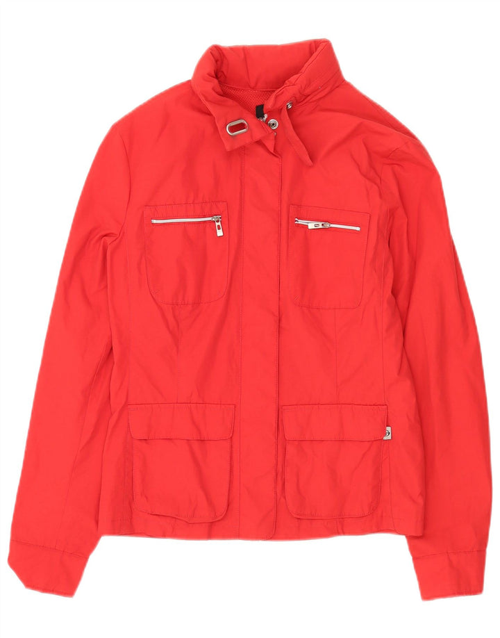 Sergio Tacchini Dame Utility Jacket IT 42 Medium Rød Polyamid