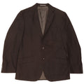 Marks & Spencer Herre 2-knaps blazerjakke UK 38 Medium Sort Polyester