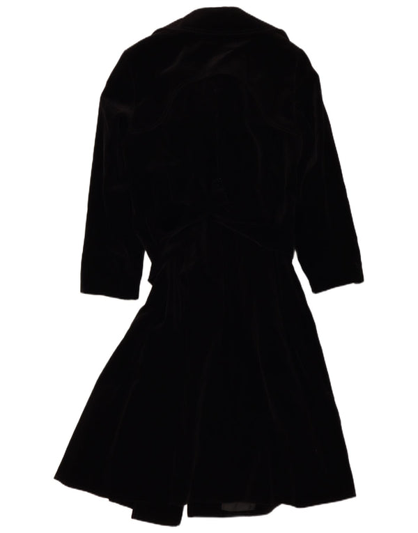 Your Sixth Sense Womens Trench Coat IT 44 Medium Black