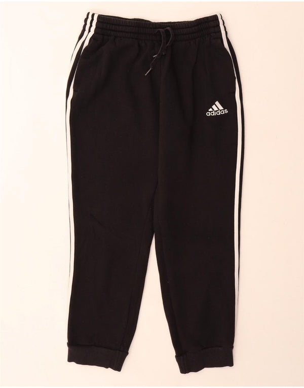 Adidas Dame træningsdragt Bukser Joggers UK 14 Medium Sort Bomuld