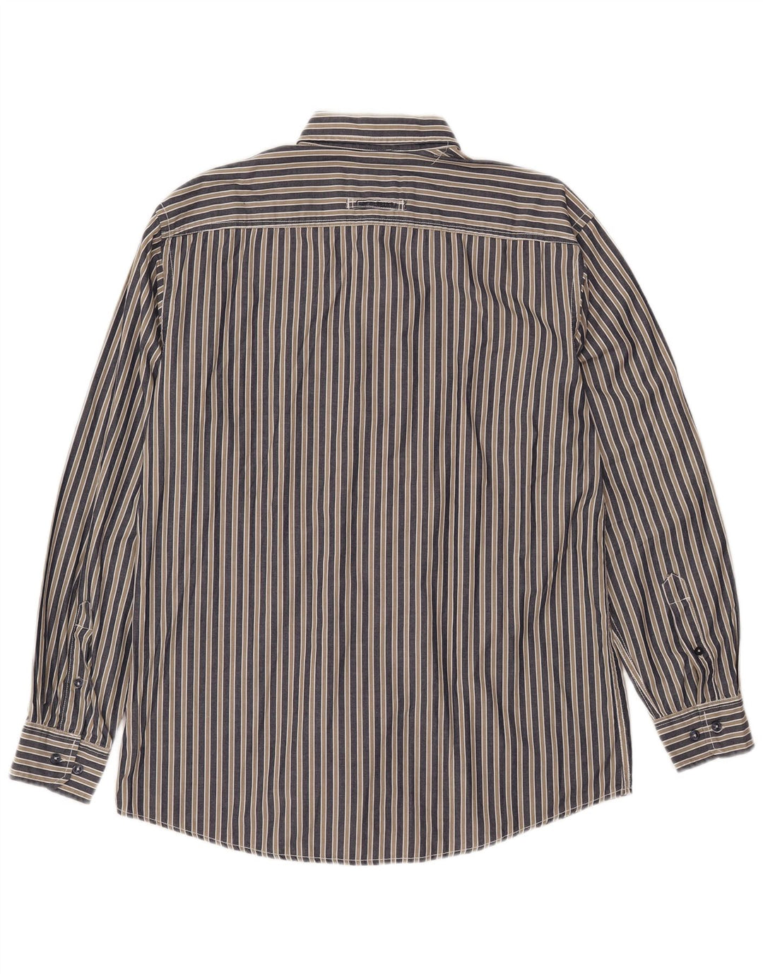 CAMEL ACTIVE Herreskjorte Stor marineblå stribet bomuld