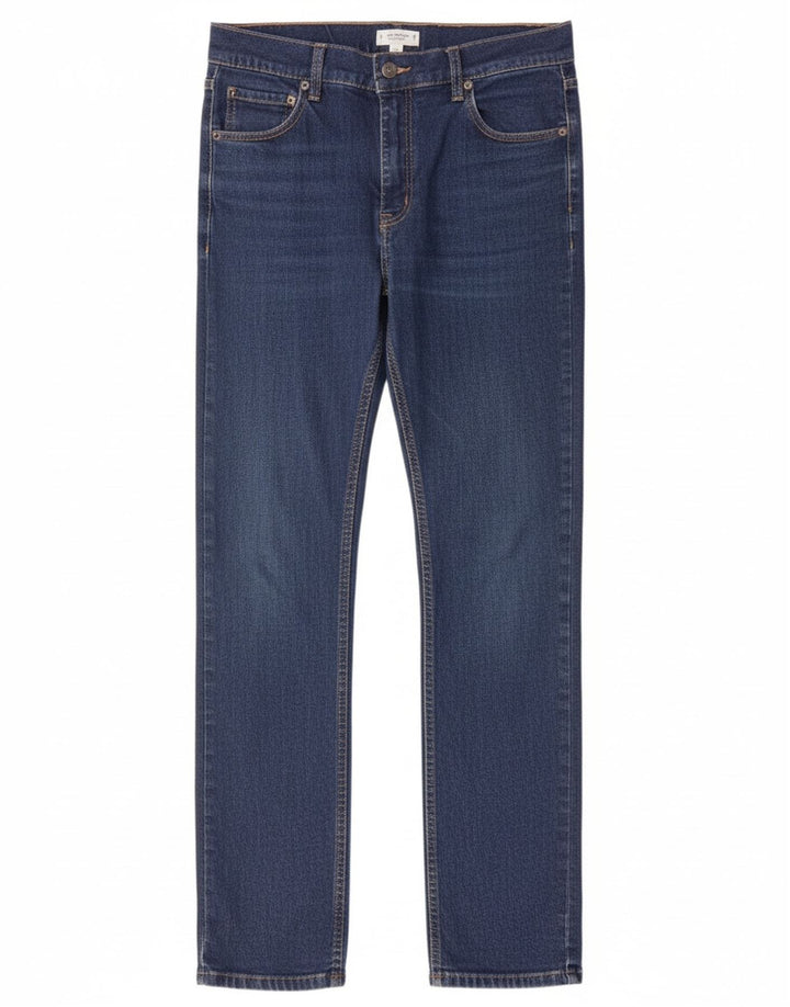 CHEAP MONDAY Womens Straight Jeans W32 L32 Navy Blue Cotton
