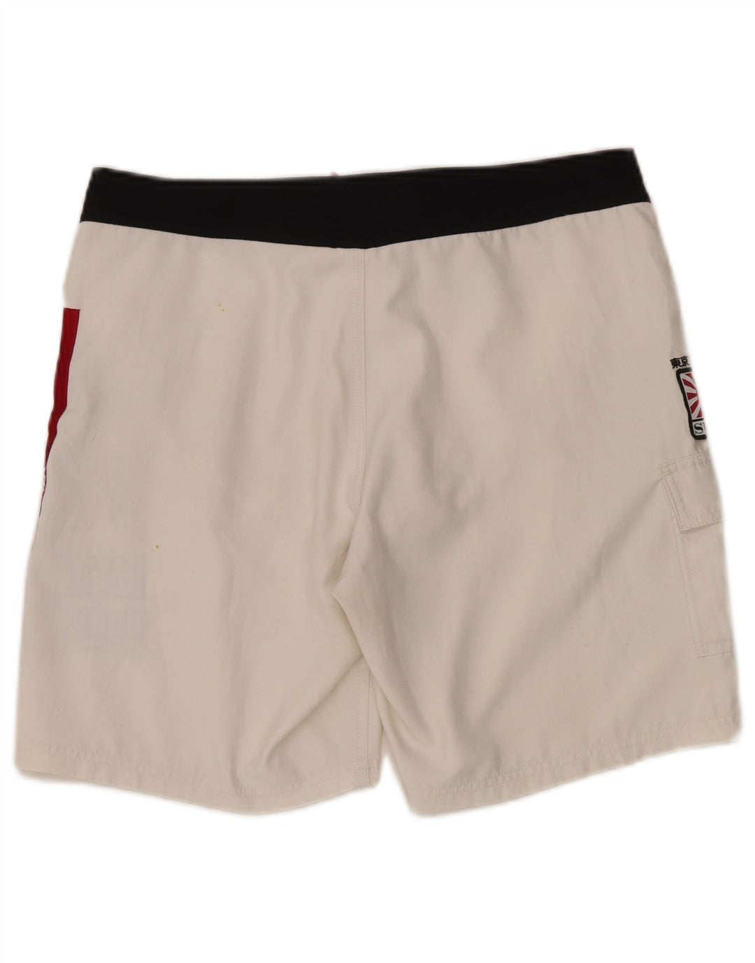 Sundek Herre Grafiske Badeshorts Stor Hvid Polyester
