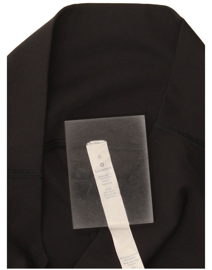 Lululemon Dame Capri Leggings US 6 Medium Sort Nylon
