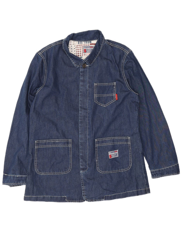 Vintage denimjakke til mænd UK 44 2XL Blå